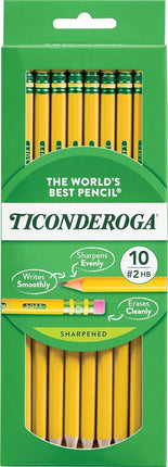 Dixon Ticonderoga 10-Count #2 Pencil