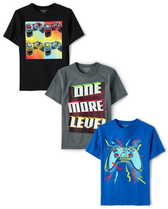The Children's Place Boys' Gamer Short Sleeve Grap