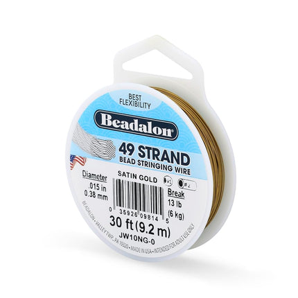 Beadalon 0.38 mm Diameter 9.2 m Reel 49 Strand Wir