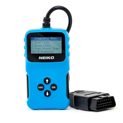 NEIKO 40500A Escáner OBD2 para coche, decodificador de códigos, lector y borrador de luz de motor, diagnóstico automotriz, lectura y borrado de códigos de emisión y avería 9, lector de códigos, herramienta de diagnóstico de escáner OBD2