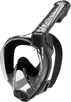 Cressi Baron Full Face Masks, Black/Black, M/L