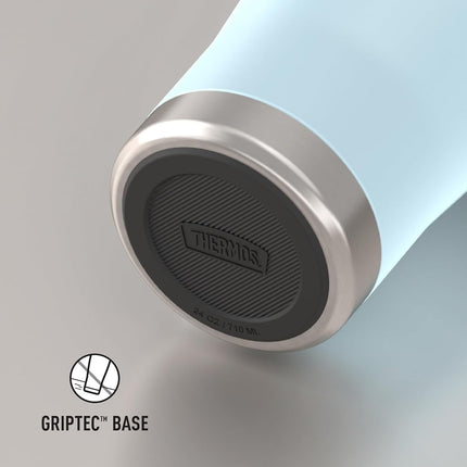 Gobelet isotherme en acier inoxydable de 24 oz Glacier avec couvercle coulissant verrouillable