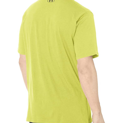 Under Armour Camiseta de manga corta para hombre Ua Sportstyle Left Chest, (743) Amarillo Lima/Negro, XS