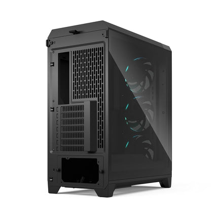 Fractal Design Meshify 3 RGB Black Tempered Glass Light Tint - High Airflow PC Gaming Case - Mesh Front Panel - Three ARGB Momentum 14 Gen 2 Fans Included - E-ATX/ATX/mATX Support