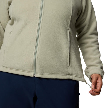 Columbia Women's Benton Springs Full Zip, Safari, 2X