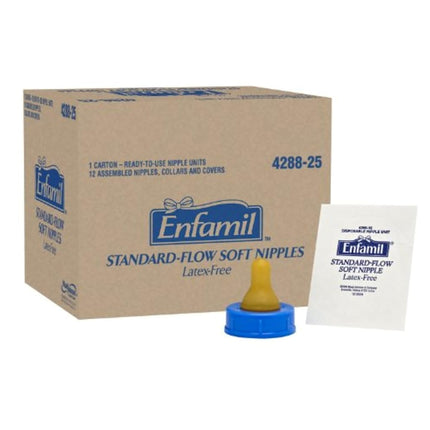 Enfamil Standard-Flow Soft Nipple (Pack of 12)