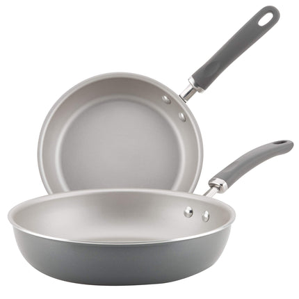Rachael Ray 12153 2-Piece Skillet Set Aluminum, Gr