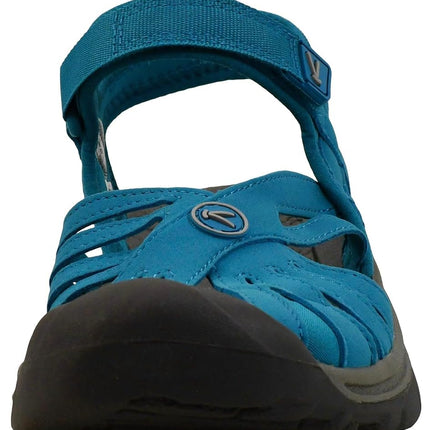KEEN Women's Rose Casual Closed Toe Sandals, Fjord Blue/Drizzle, 2.5 UK