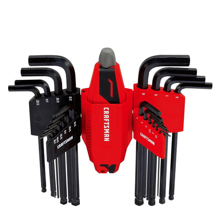 CRAFTSMAN Universal L-to-T Allen Wrench Hex Key Set, 20 Piece (CMHT26028)