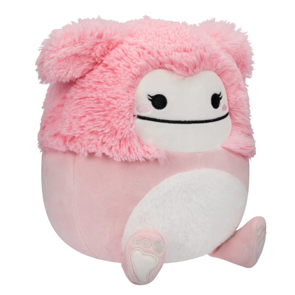 Squishmallows 8-Inch Brina Pink Bigfoot with Fuzzy Belly - Little Ultrasoft Official Kelly Toy Plush (SQCR02181)