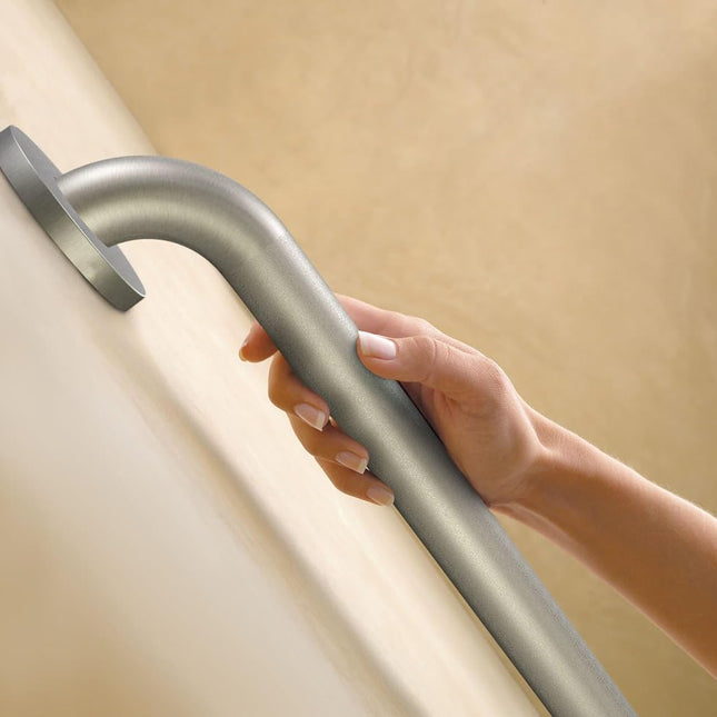 Moen R8718P 18-Inch Bathroom Grab Bar, Peened