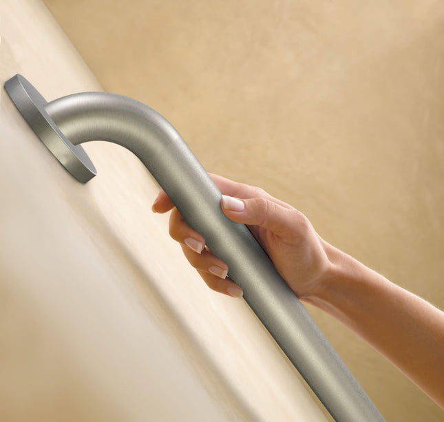 Moen R8718P Barra de sujeción para baño de 18 pulgadas, texturizada