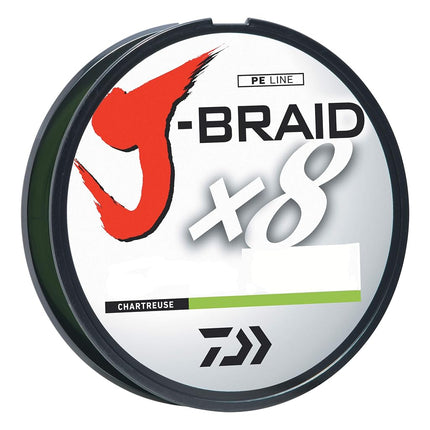 J-BRAIDX8, Filler Spool, Chartreuse, Mono Dia.= 12lb.