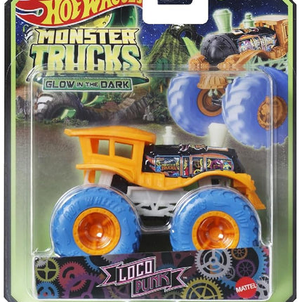 Hot Wheels Monster Trucks - (Glow in the Dark Loco Punk JFX20)