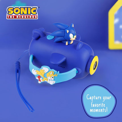 Sonic - Sonic & Knuckles HD Camcorder for Kids, Video Camera with Selfie Mode, Digital Zoom, Micro SD, Single Pack