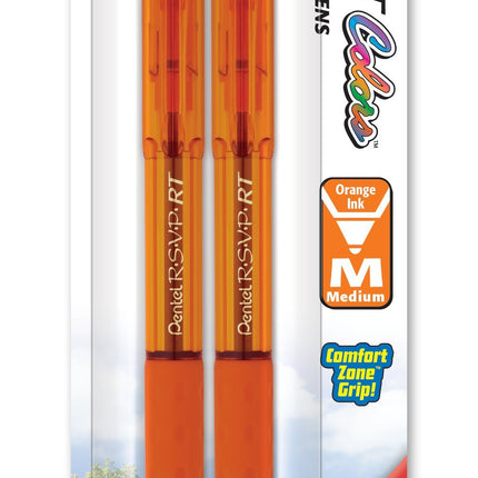Pentel RSVP RT Colors Retractable Ball Point Pen, 