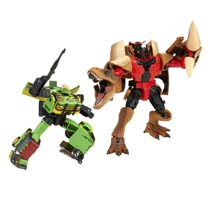 Transformers Generations Colaborativo: Jurassic Park Mash-Up Tyrannocon Rex y Autobot JP93, de 8 años en adelante