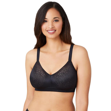 Wacoal Womens Back Appeal Wirefree, Black, 34E