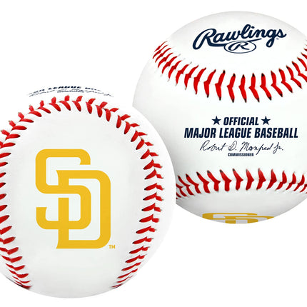 Rawlings MLB San Diego Padres Team Logo Baseball, 