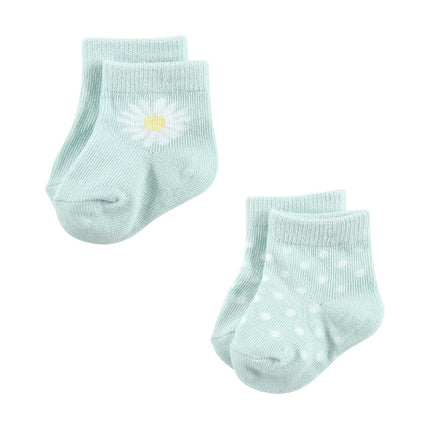 Hudson Baby Baby Girls Sock and Headband 12pc Set, Daisy, 0-9 Months, Daisy, 0-9 Months