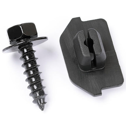 OAUTOO 20x Vis hexagonale M6-2,5 x 25 mm avec clip de fixation pour réparation de pare-chocs Toyota et Lexus