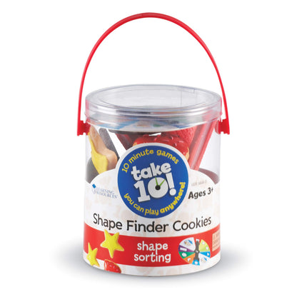 Games Kids - Learning Resources Take10 Shape Finders Cookies Toys New LER9444-D