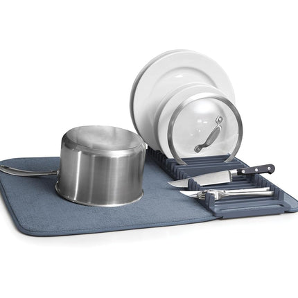 Umbra Udry Drying Rack Mat, Denim, Standard