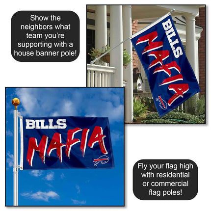 Drapeau bannière WinCraft Buffalo Bills Bills Mafia