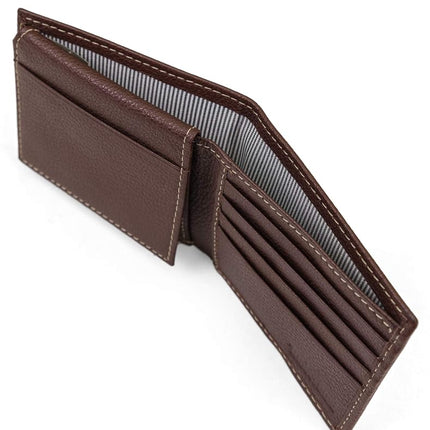 Timberland Men's Leather With Attached Flip Pocket Travel Accessory Bi Fold Wallet, Brown (Sportz), One Size UK