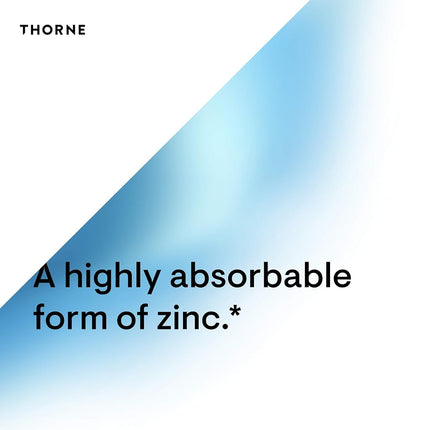 Thorne Research - High Potency Zinc Picolinate 30 mg -180 Capsules