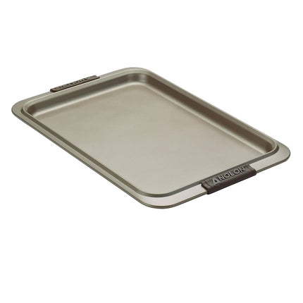 Anolon Advanced Bronze Nonstick Bakeware 10-Inch x 15-Inch Cookie Pan with Silicone Grips
