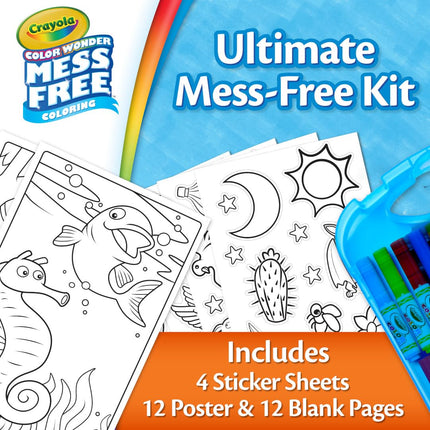 Crayola Color Wonder Kit sin Enredos, Regalo para Niños, 3, 4, 5, 6