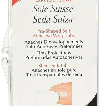 Supernail Swiss Silk Wrap Self-Adhesive Tabs, 40 C