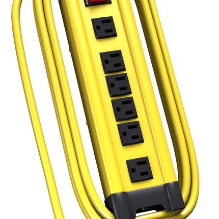Stanley 31608 ShopMax 6-Outlet Metal Power Strip b