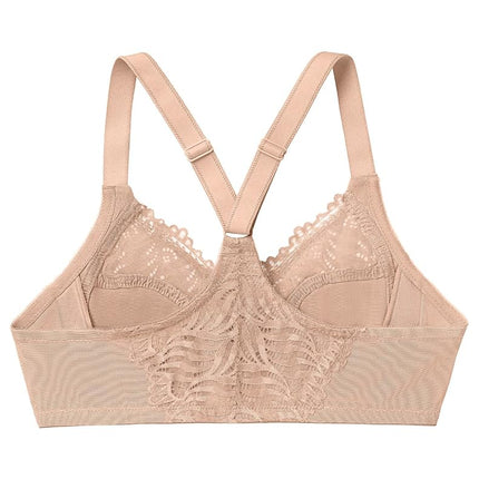 Glamorise Front-Closure T-Back Wonderwire Underwire Bra 1246 (Women's & Women's Plus)