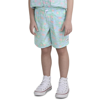 Short de bain Hurley Flamingo à enfiler, Bleu glacial/Multicolore, 4
