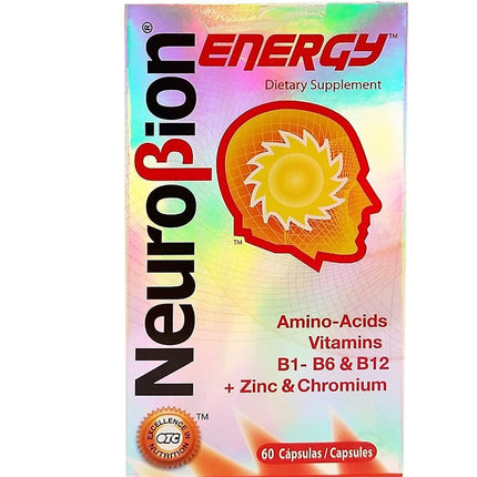 Neurobion Energy, 60 Capsules (3 Pack) - Amino Aci