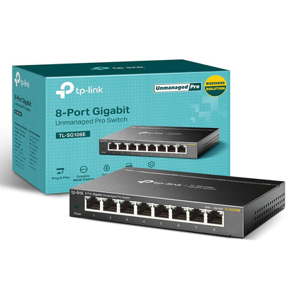 TP-Link TL-SG108E 8-Port Gigabit Managed Network S
