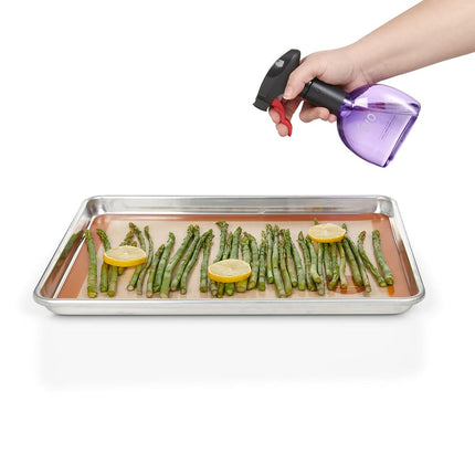 Mini pulvérisateurs d'huile Evo, sans aérosol, pour huiles d'olive, de cuisson et vinaigres, violet, capacité de 236 ml, lot de 2
