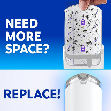 Zevo Flying Insect Trap Refill Cartridges for Fruit Flies & Gnats, 6 Count