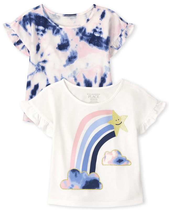 The Children's Place Toddler Girls Print Top 2-Pac