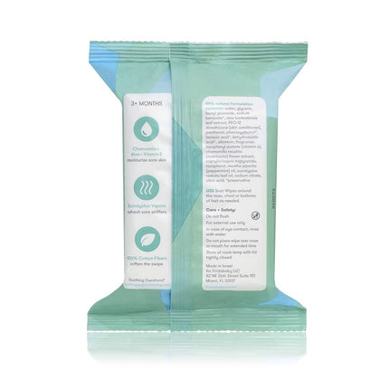 Frida Baby Nose Wipe - 30 Count Cotton Wipes with Menthol/Eucalyptus for Baby's Nose and Dry Skin