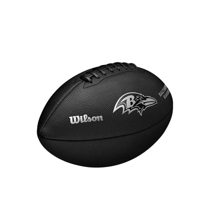 WILSON NFL Team Metallic Premiere Football - Official Size, Baltimore Ravens