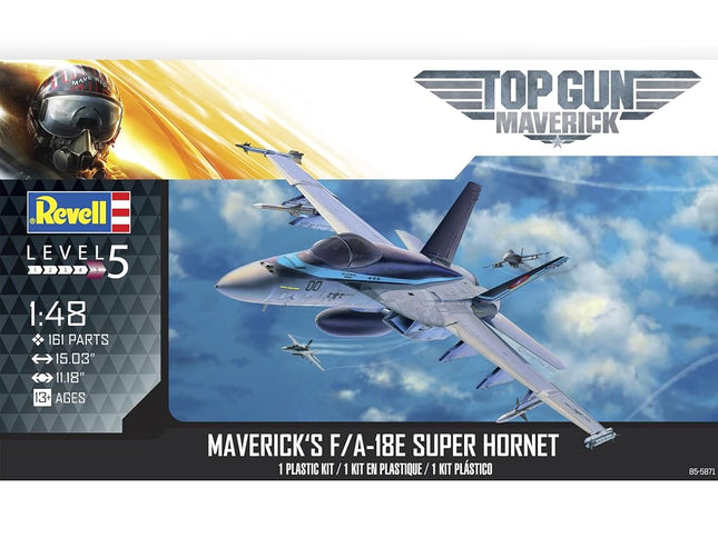 Revell RMX855871 1:48 Monogram Maverick's F-18E F/A-18E Super Hornet [Top Gun Maverick] [Model Building KIT]