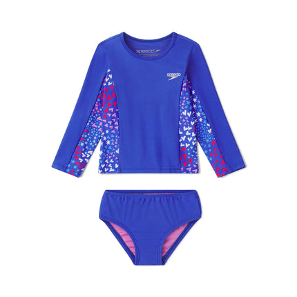 Speedo Girl's Uv Swim Shirt Long Sleeve Rashguard 