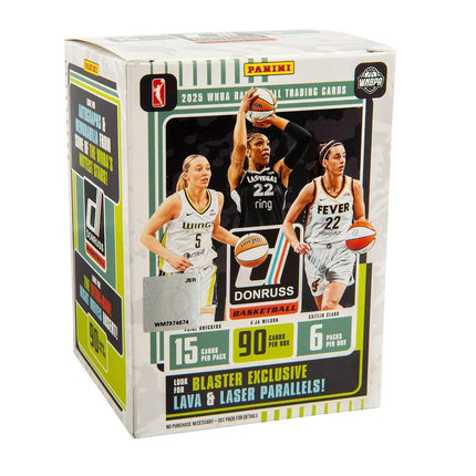 2024–25 Panini Donruss WNBA Basketball Blaster Box – Official Trading Cards – Includes Rookie Cards, Inserts & Parallels – Sealed Retail Box