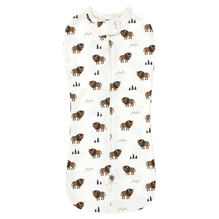 Hudson Baby Unisex Sleep Pod, 0-2 Months, Wild Buffalo, 0-2 Months