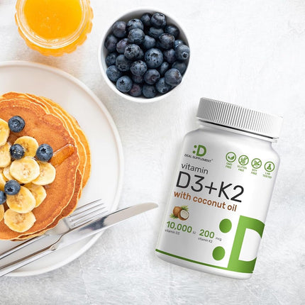 Sunshine Vitamin D - Vitamin D3 10000 IU, 360 Softgels, One Year Supply, Support Healthy Muscle, Bones, Teeth and Immune System - Extra Strength Vitamin D Supplements