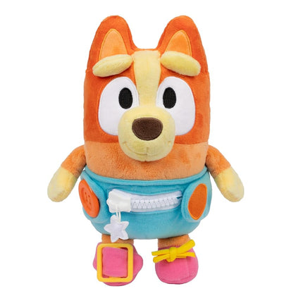 Dress & Play Baby Bingo Plush, Learn to Dress Doll