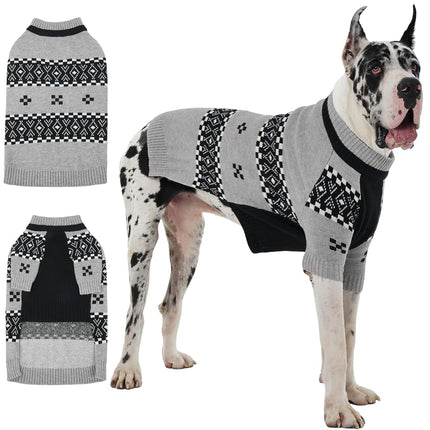 IECOii Great Dane Sweater, 4XL Dog Sweater for Gia